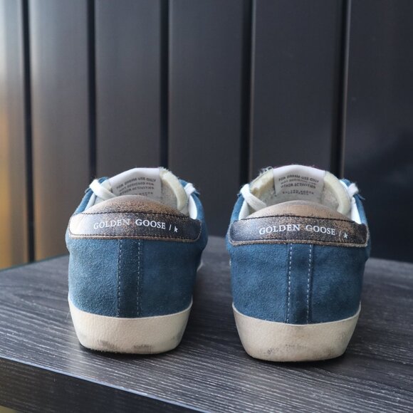 Golden Goose Blue Suede Super Star - Picture 4 of 5